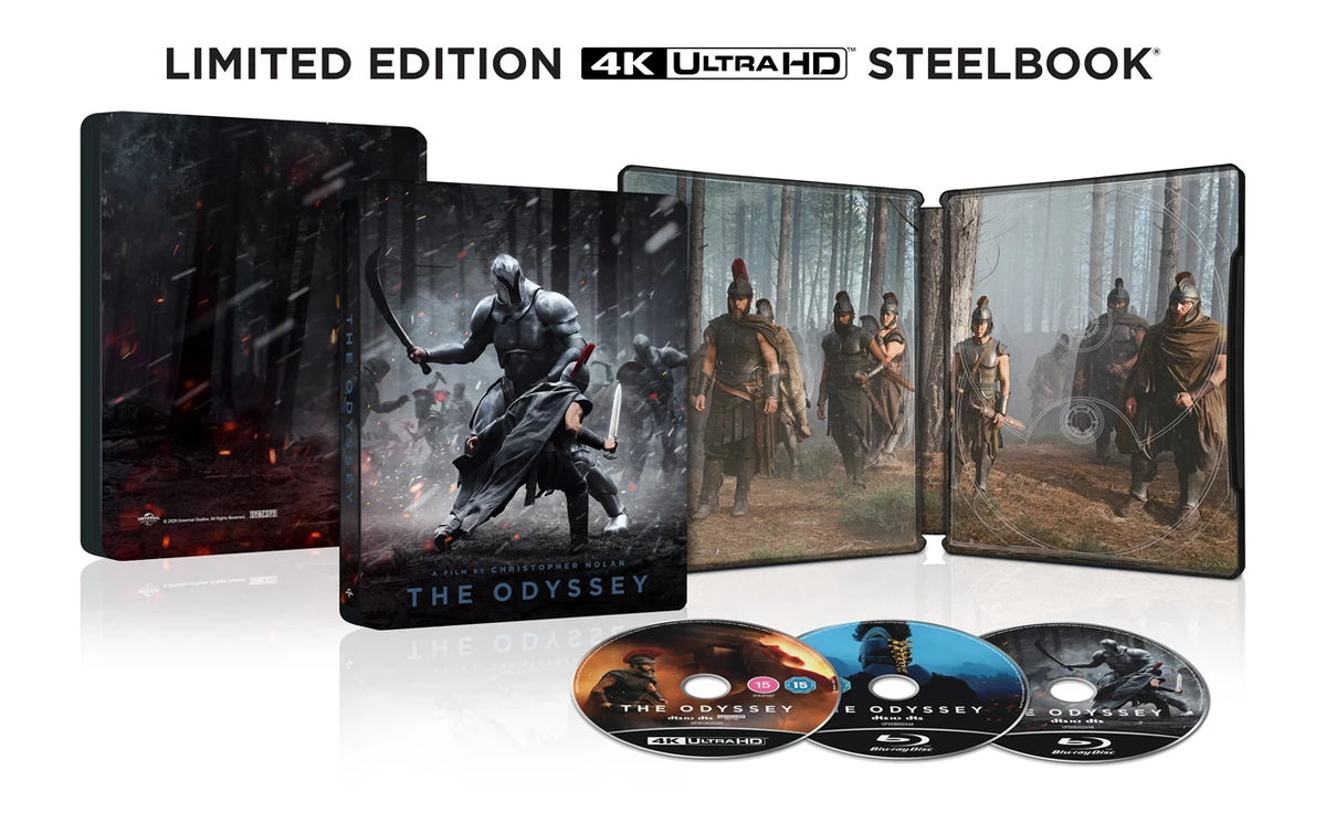 The Odyssey - Limited Edition Giant Artwork Steelbook (4K Ultra HD + Blu-ray)-2
