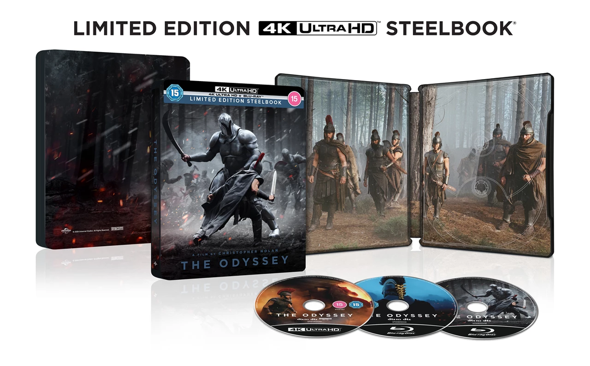 The Odyssey - Limited Edition Giant Artwork Steelbook (4K Ultra HD + Blu-ray)-1