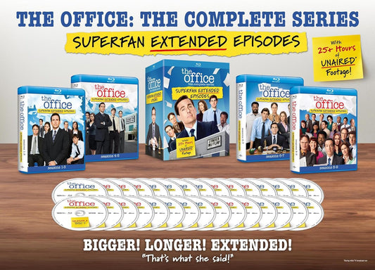 The Office: The Complete Series – Superfan Extended Episodes (Blu-ray)