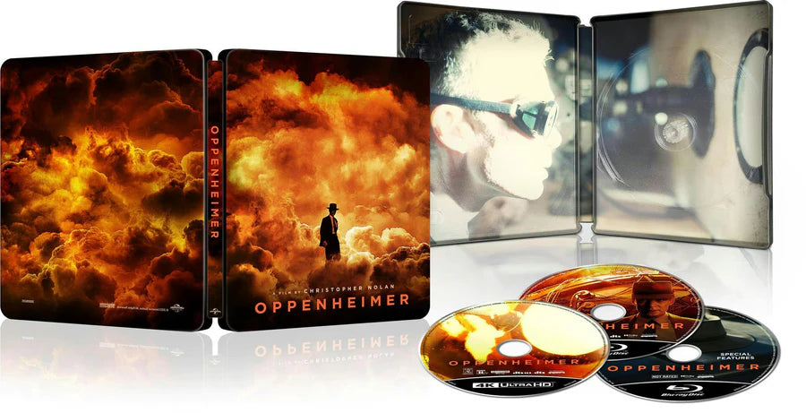 Oppenheimer - Limited Edition Collectible Steelbook (4K Ultra HD + Blu-ray + Digital)
