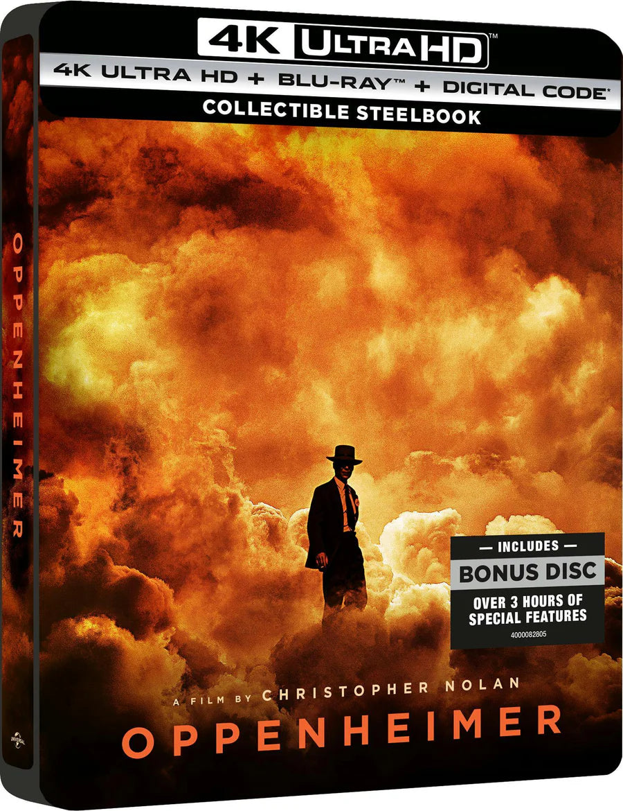Oppenheimer - Limited Edition Collectible Steelbook (4K Ultra HD + Blu-ray + Digital)