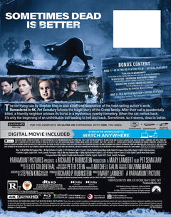 Pet Sematary (1989) Limited Edition SteelBook package back