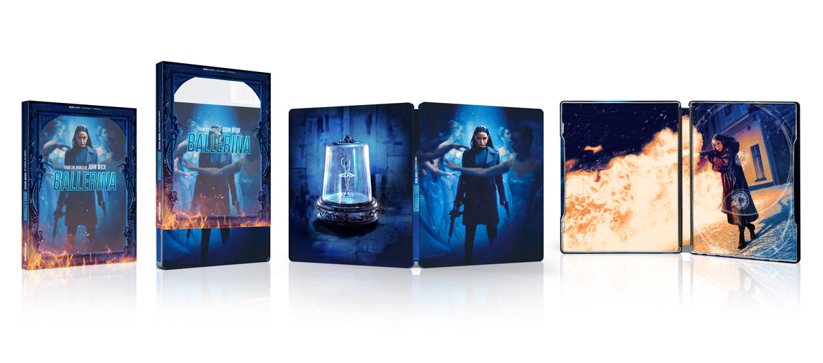 Ballerina: From the World of John Wick - Exclusive Steelbook (4K Ultra HD + Blu-ray + Digital)