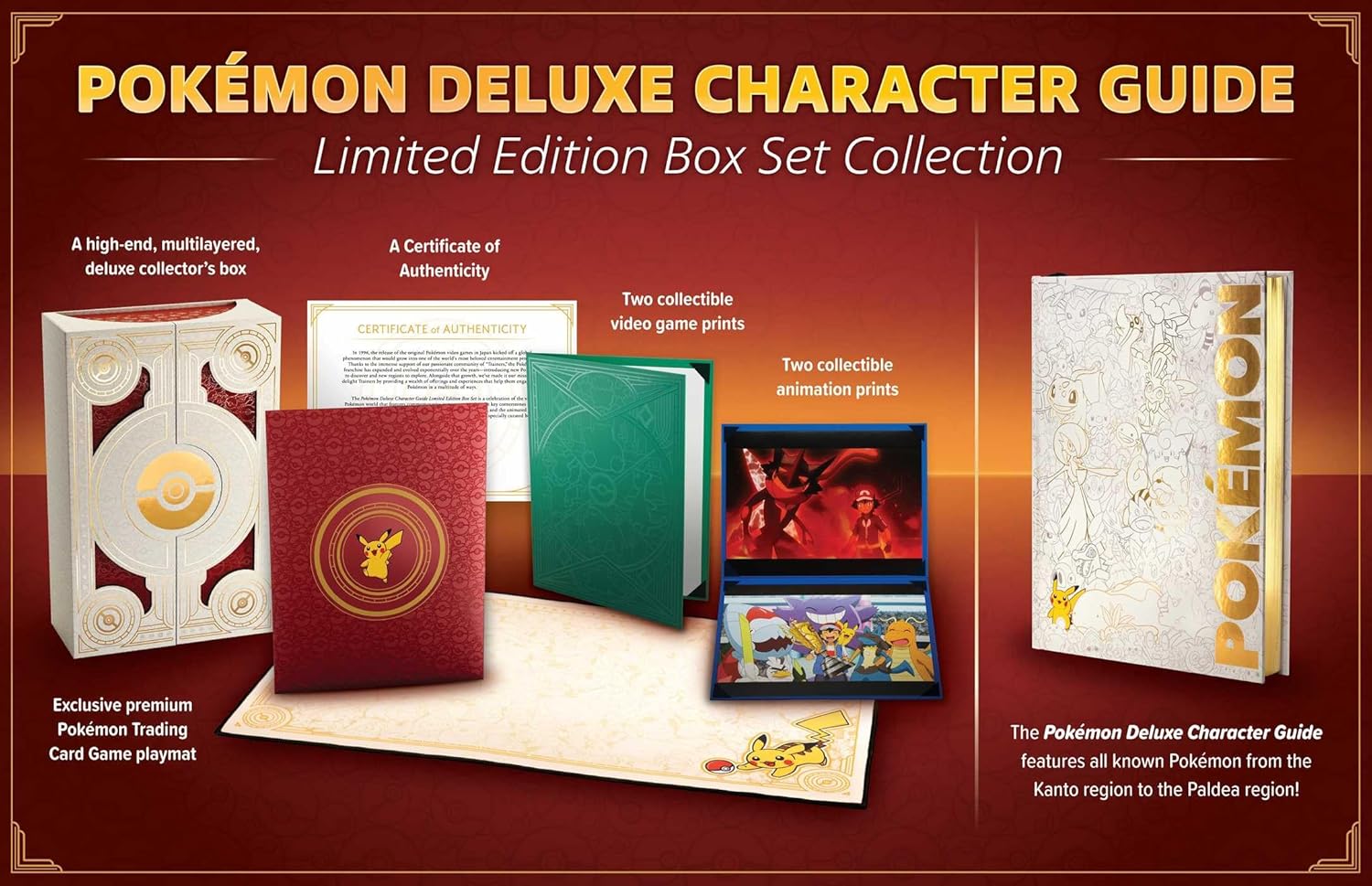 Pokémon Deluxe Character Guide Limited Edition Box Set Collection (Pokemon Pikachu Press)