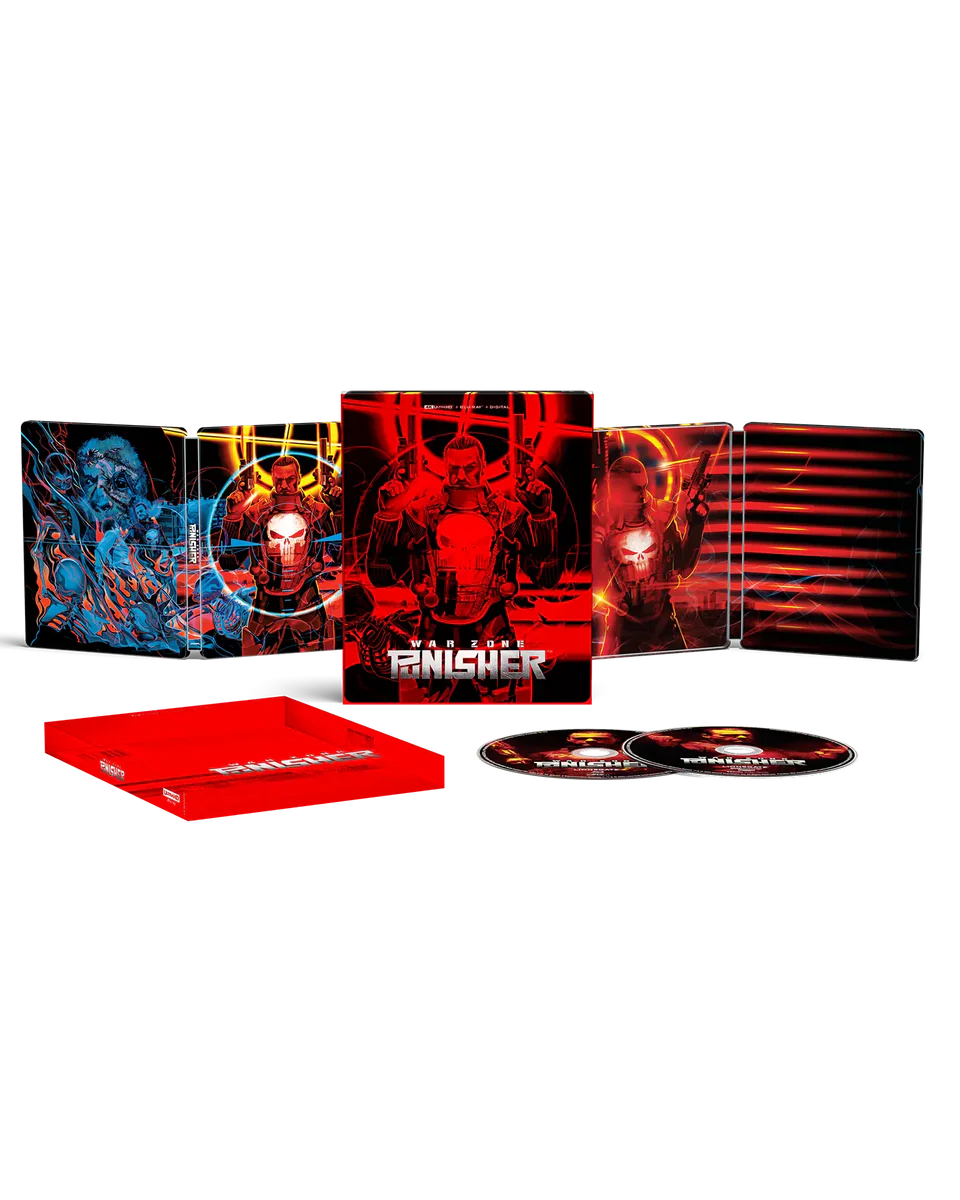 Punisher: War Zone - Limited Edition Steelbook (4K Ultra HD + Blu-ray + Digital)