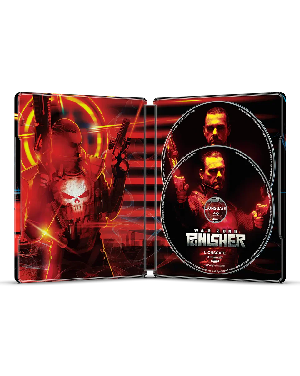 Punisher: War Zone - Limited Edition Steelbook (4K Ultra HD + Blu-ray + Digital)