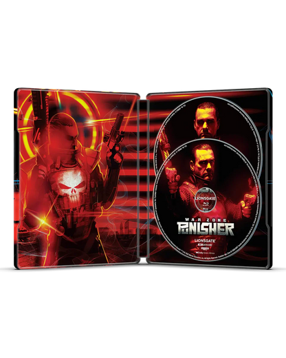 Punisher: War Zone - Limited Edition Steelbook (4K Ultra HD + Blu-ray + Digital)
