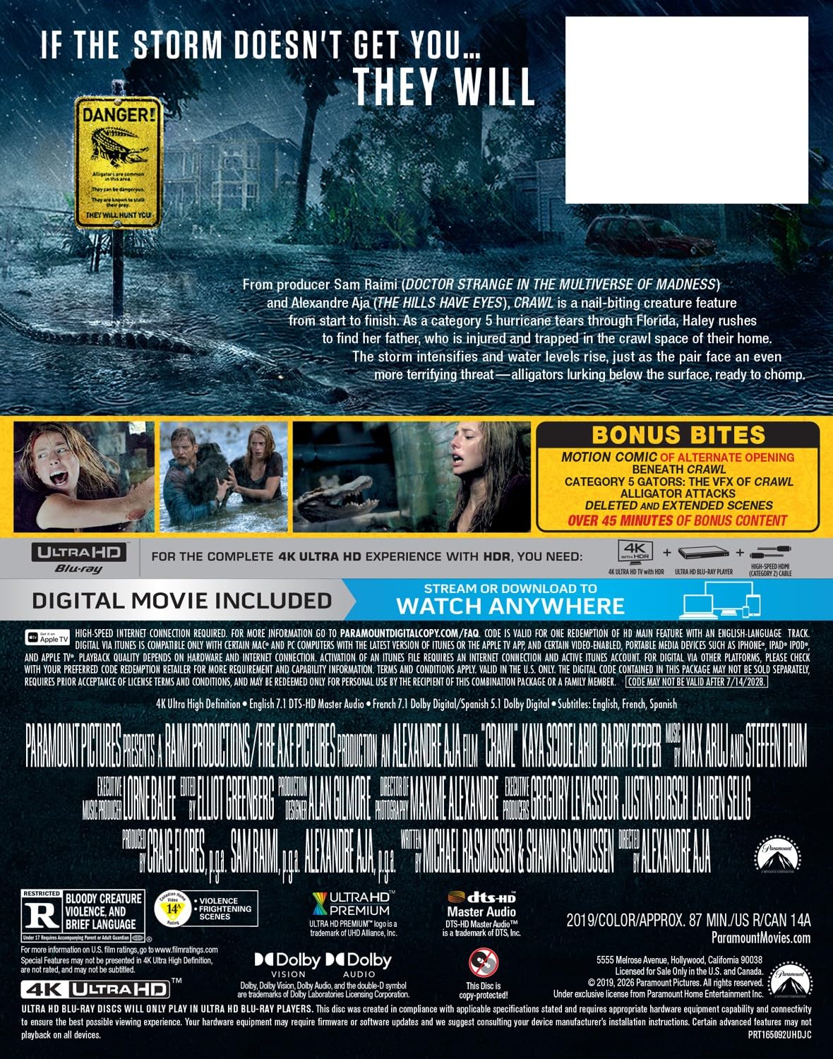 Crawl - Limited Edition Steelbook (4K Ultra HD + Digital)