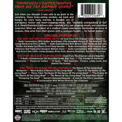 The Return of the Living Dead - Steelbook (4K Ultra HD + Blu-ray + Digital)
