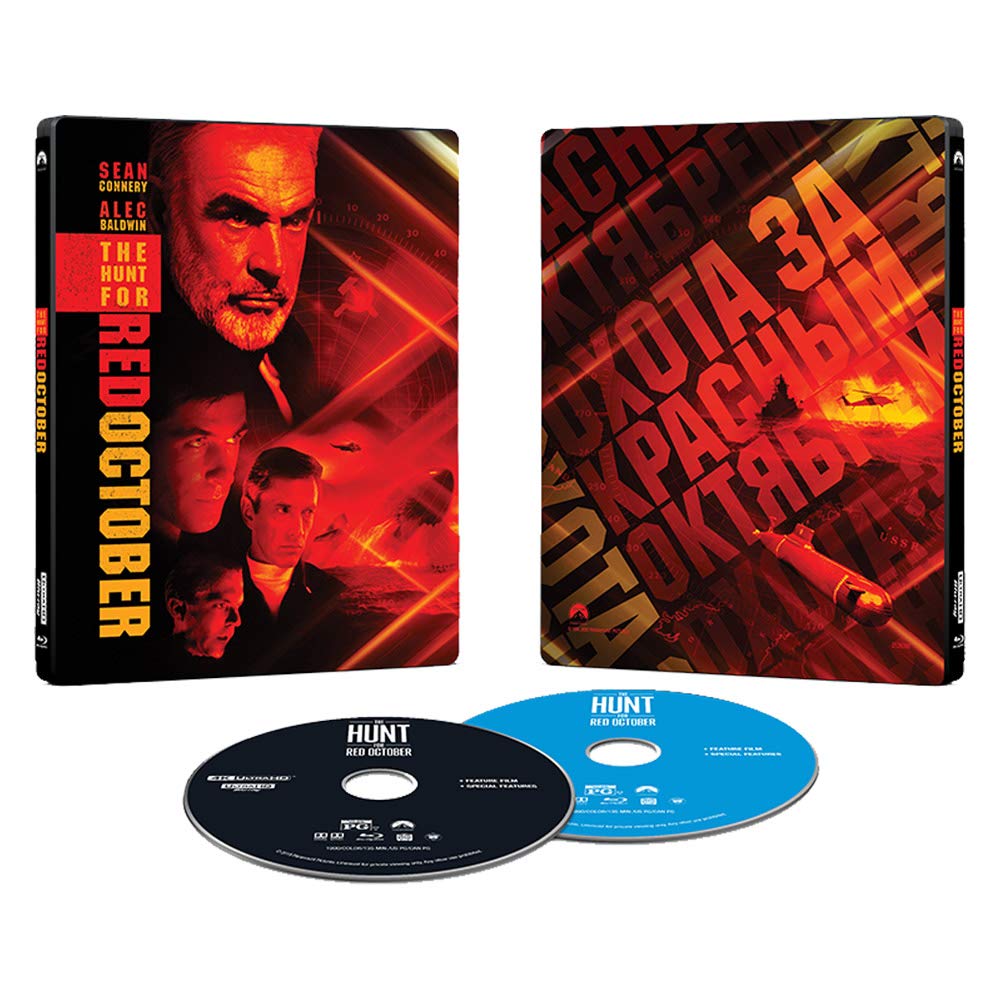 The Hunt for Red October - Limited Edition Steelbook (4K Ultra HD + Blu-ray + Digital)