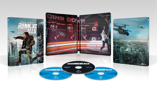The Running Man (2025) - Limited Edition Steelbook (4K Ultra HD + Blu-ray + Digital)