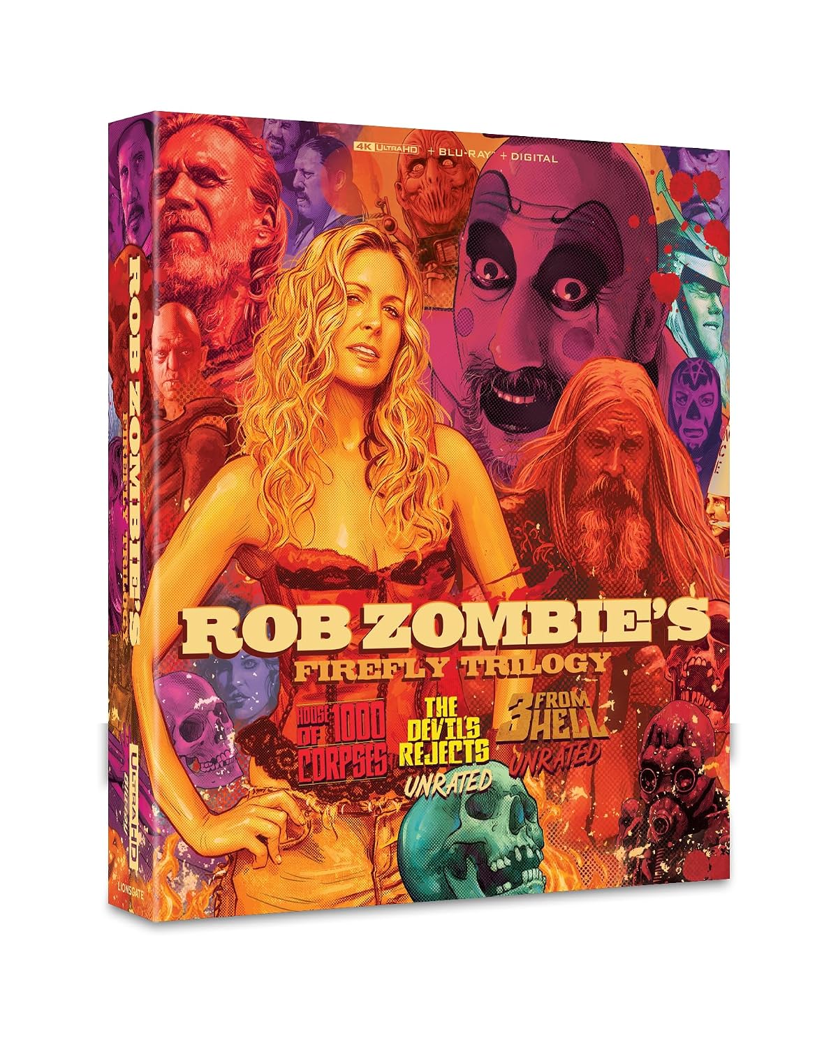 Rob Zombie's Firefly Trilogy - House of 1000 Corpses/The Devil's Rejects/3 From Hell (4K Ultra HD +Blu-ray + Digital)