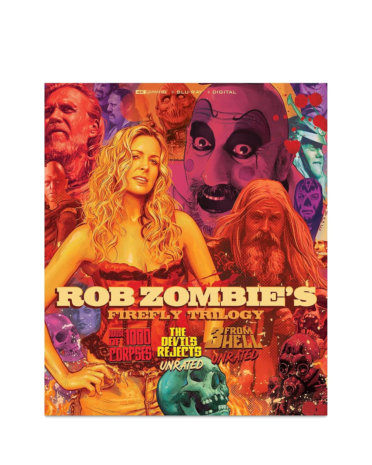 Rob Zombie's Firefly Trilogy - House of 1000 Corpses/The Devil's Rejects/3 From Hell (4K Ultra HD +Blu-ray + Digital)