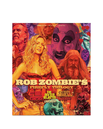 Rob Zombie's Firefly Trilogy - House of 1000 Corpses/The Devil's Rejects/3 From Hell (4K Ultra HD +Blu-ray + Digital)