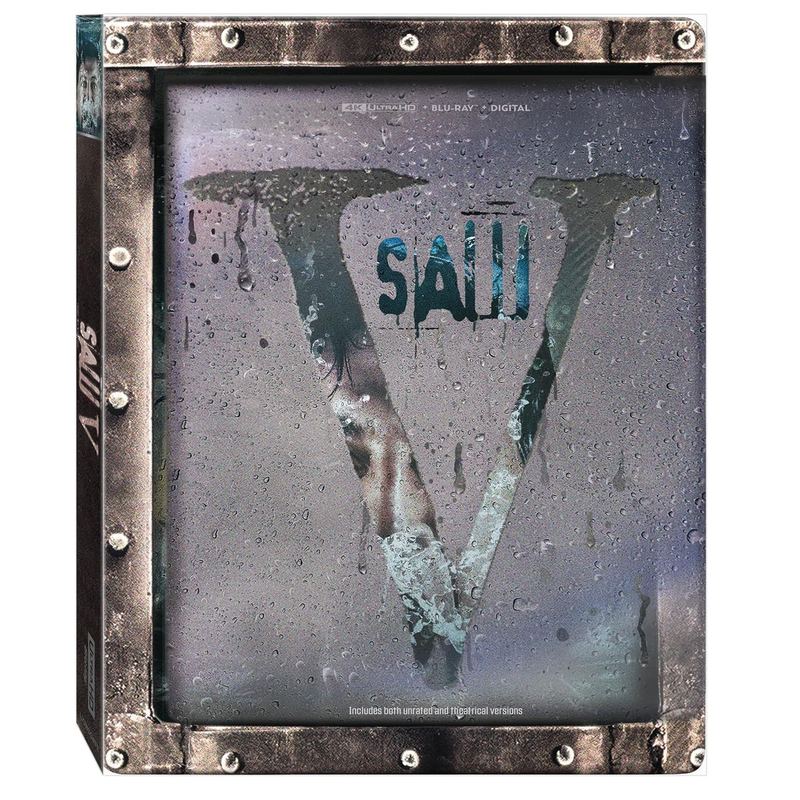 SAW (5) V - Limited Edition Steelbook (4K Ultra HD + Blu-ray + Digital)-2
