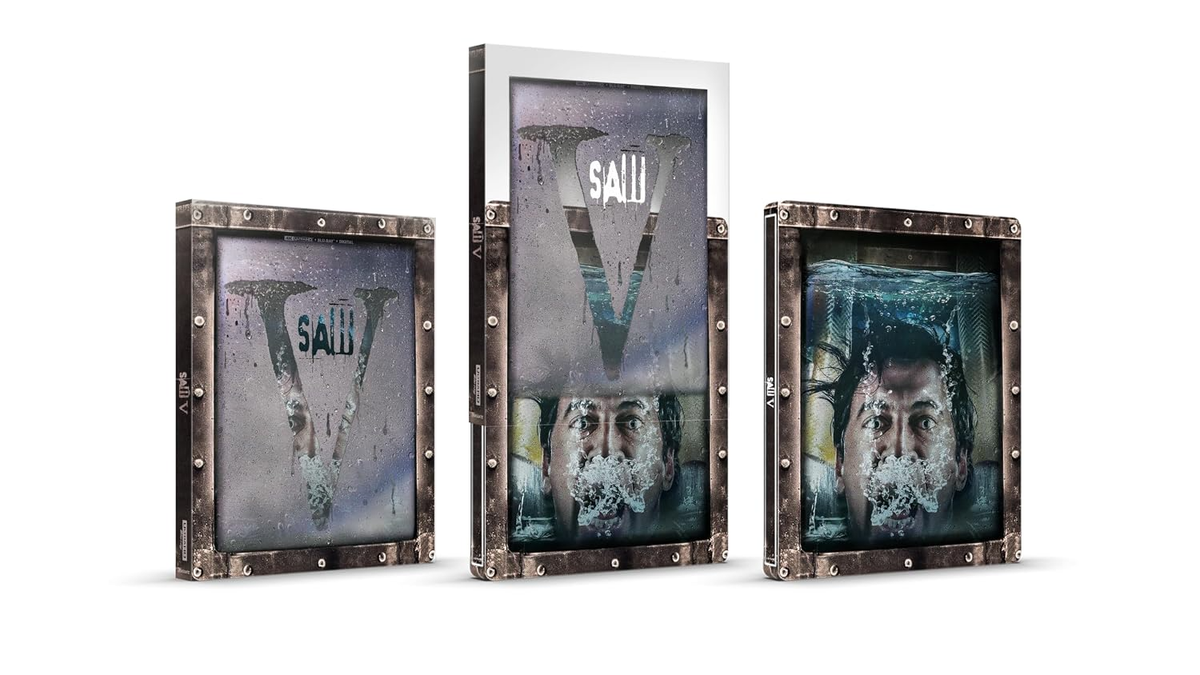 SAW (5) V - Limited Edition Steelbook (4K Ultra HD + Blu-ray + Digital)-5