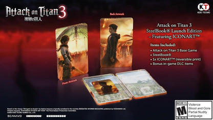 Attack on Titan 3: Steelbook Launch Edition Featuring ICONART