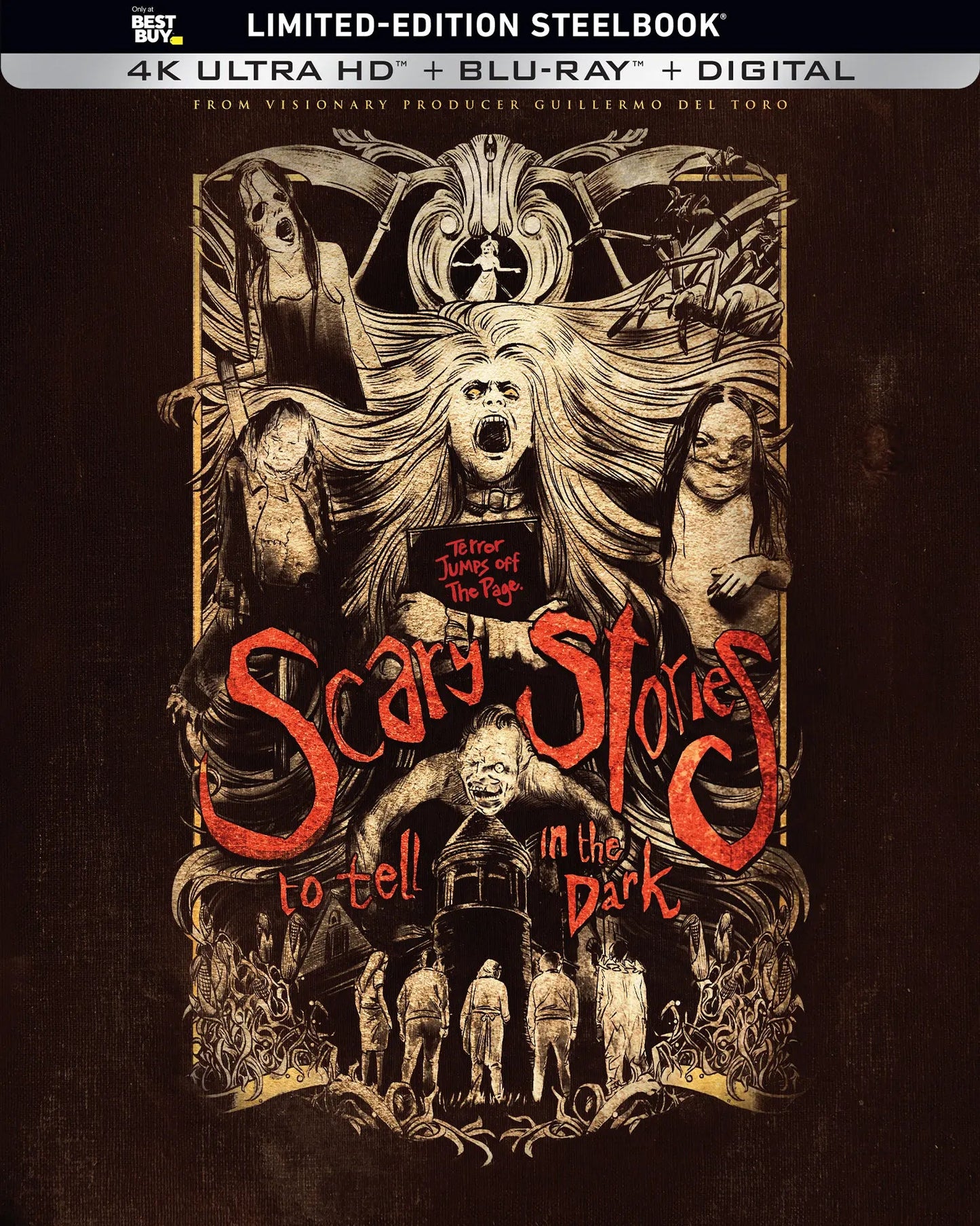 Scary Stories to Tell in the Dark - Limited Edition Steelbook (4K Ultra HD + Blu-ray + Digital) — product image 1
