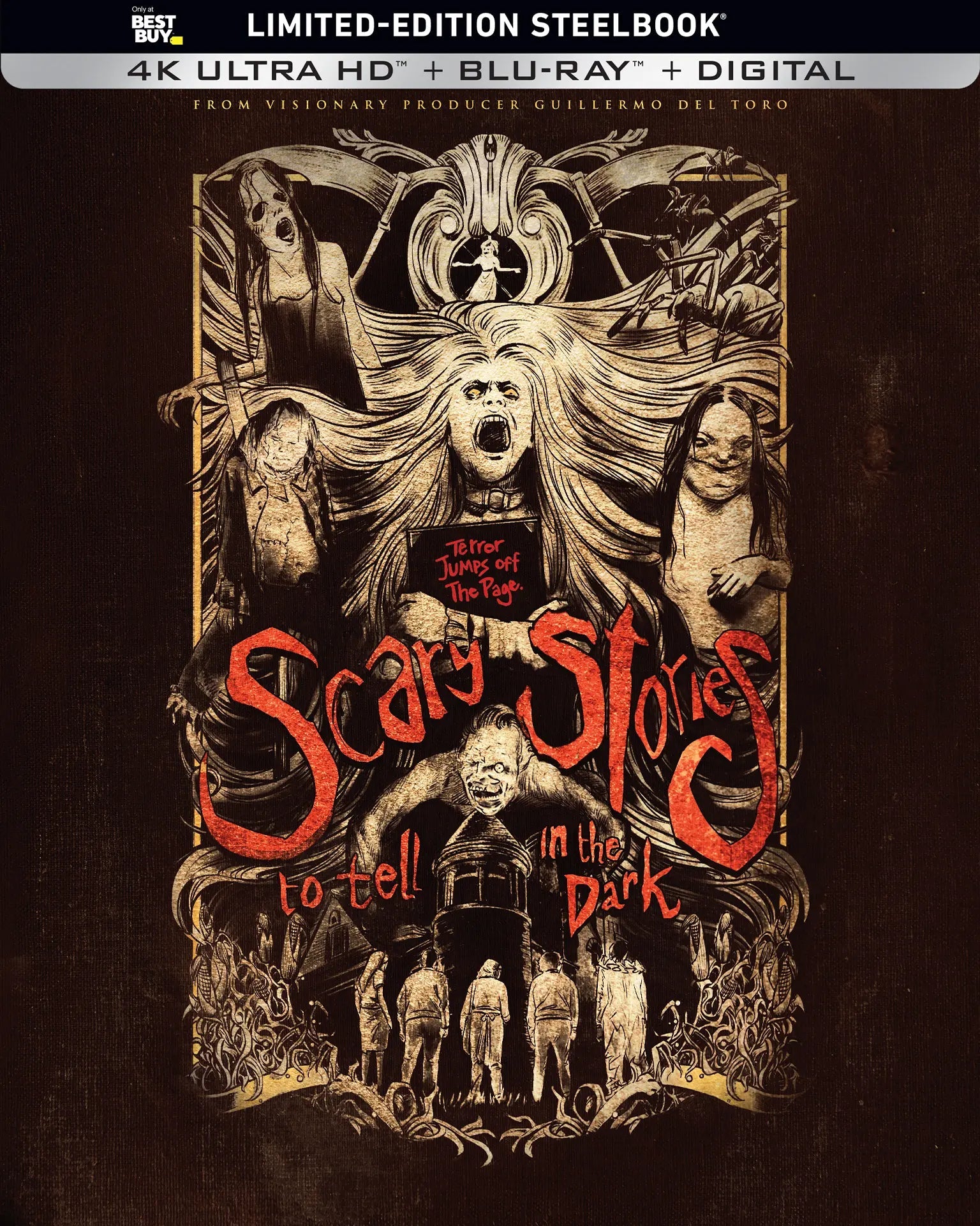 Scary Stories to Tell in the Dark - Limited Edition Steelbook (4K Ultra HD + Blu-ray + Digital) — product image 1
