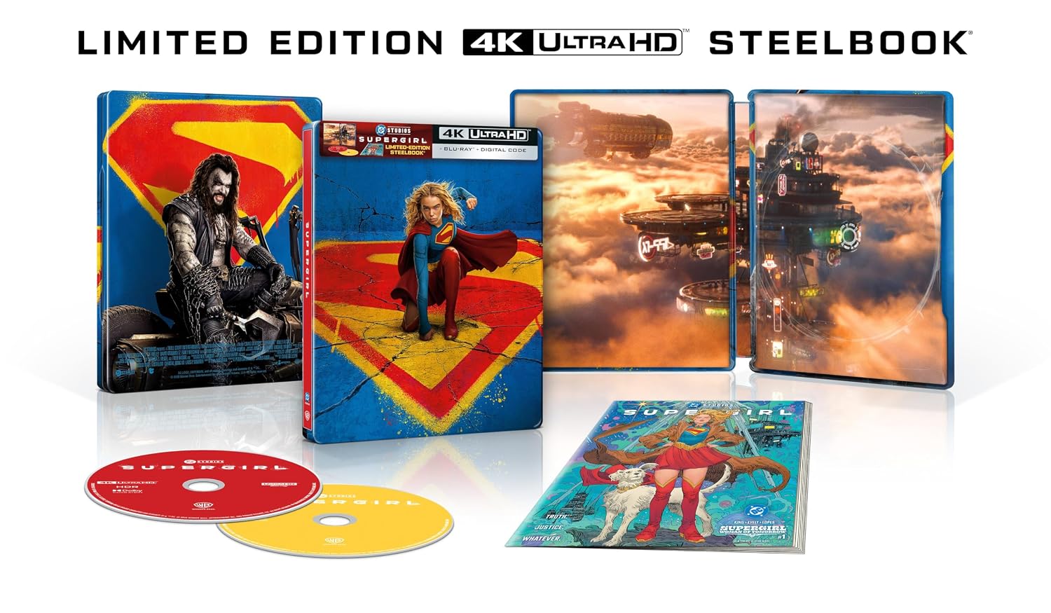 Supergirl - Limited Edition Steelbook (4K Ultra HD + Blu-ray + Digital)