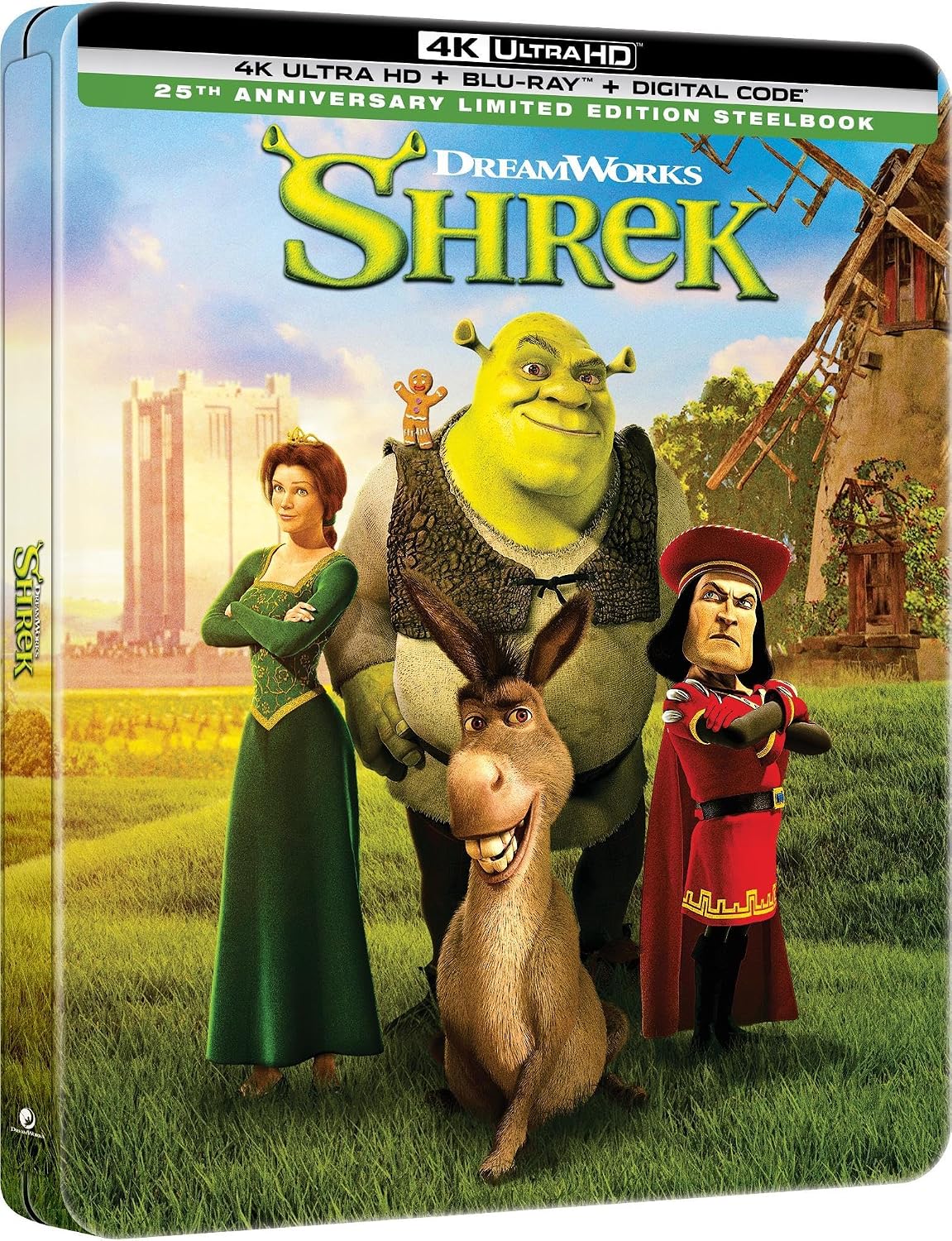 Shrek - Limited Edition Steelbook (4K Ultra HD + Blu-ray + Digital)-2