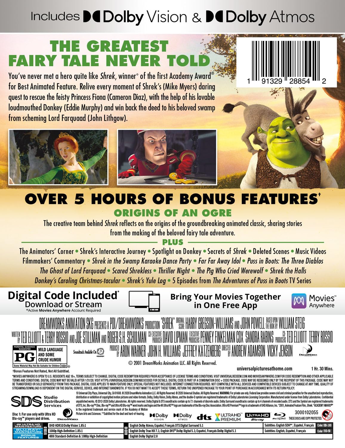 Shrek - Limited Edition Steelbook (4K Ultra HD + Blu-ray + Digital)-3