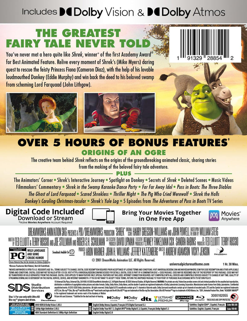 Shrek - Limited Edition Steelbook (4K Ultra HD + Blu-ray + Digital)-3