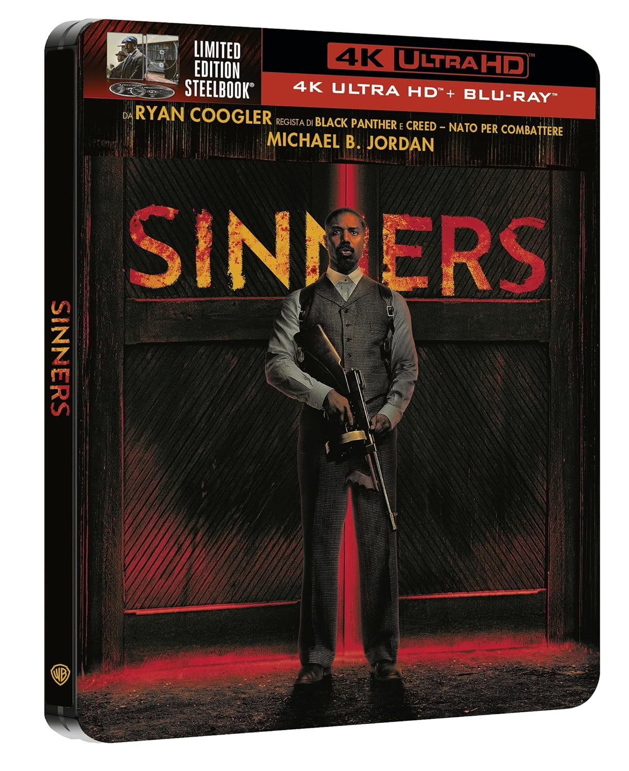Sinners - Limited Edition Steelbook [4K Ultra HD + Blu-ray] (Italian Import) - Used