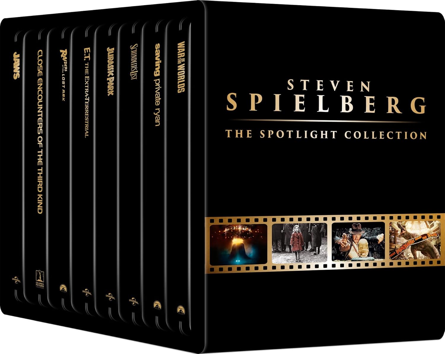 Spielberg 8-Film Steelbook Library Case Spotlight Collection (4K Ultra HD + Blu-ray + Digital)