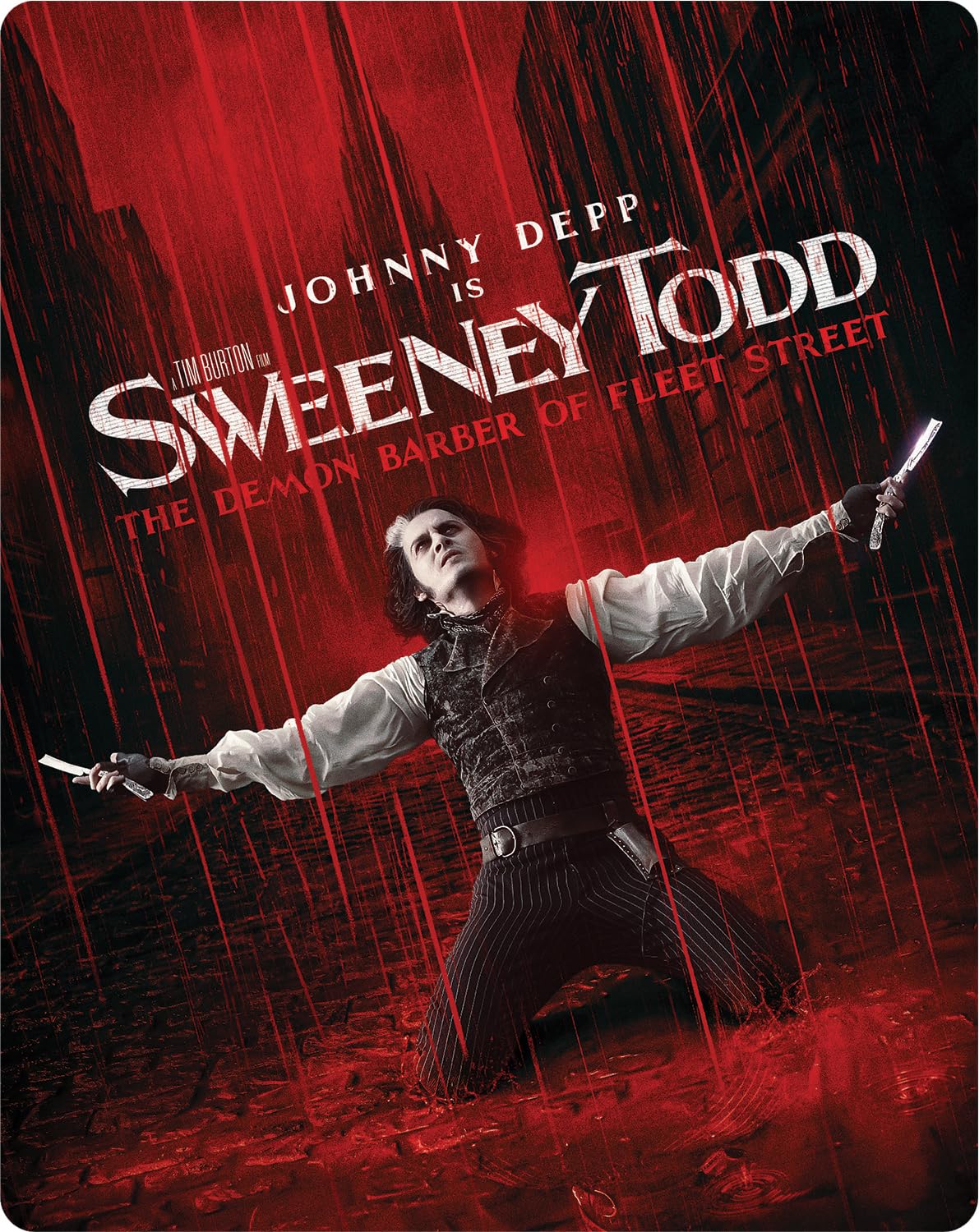 Sweeney Todd: The Demon Barber of Fleet Street - Limited Edition Steelbook (4K Ultra HD + Blu-ray + Digital)