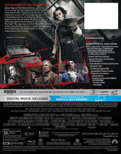 Sweeney Todd: The Demon Barber of Fleet Street - Limited Edition Steelbook (4K Ultra HD + Blu-ray + Digital)-4