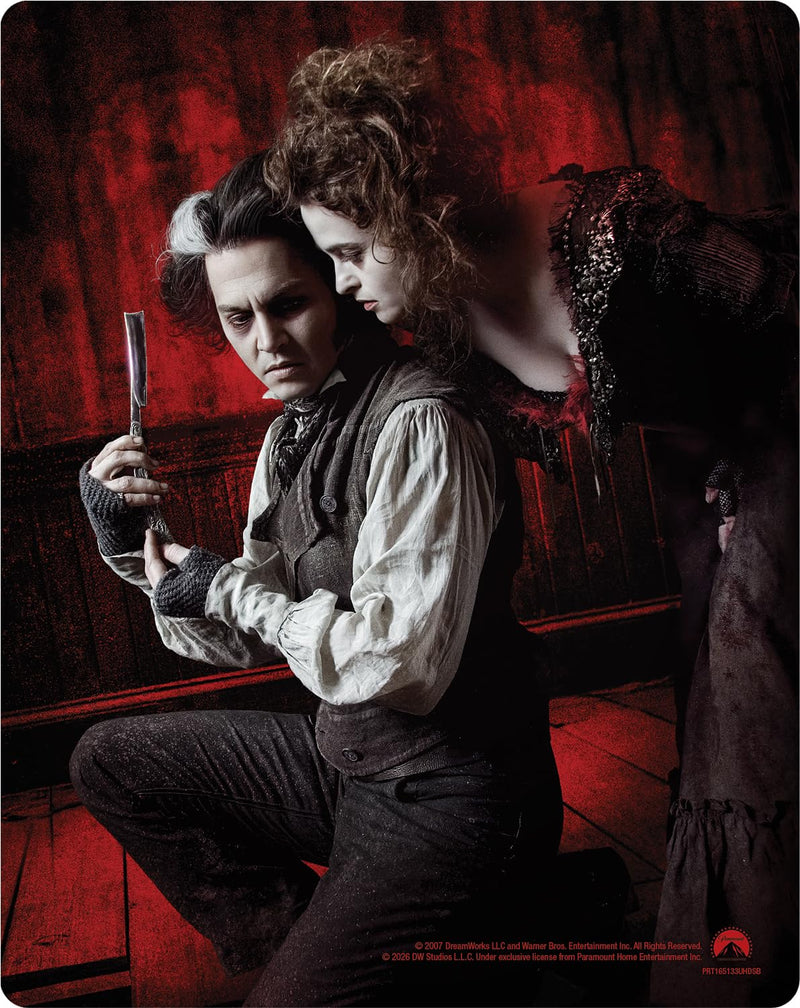 Sweeney Todd: The Demon Barber of Fleet Street - Limited Edition Steelbook (4K Ultra HD + Blu-ray + Digital)-3