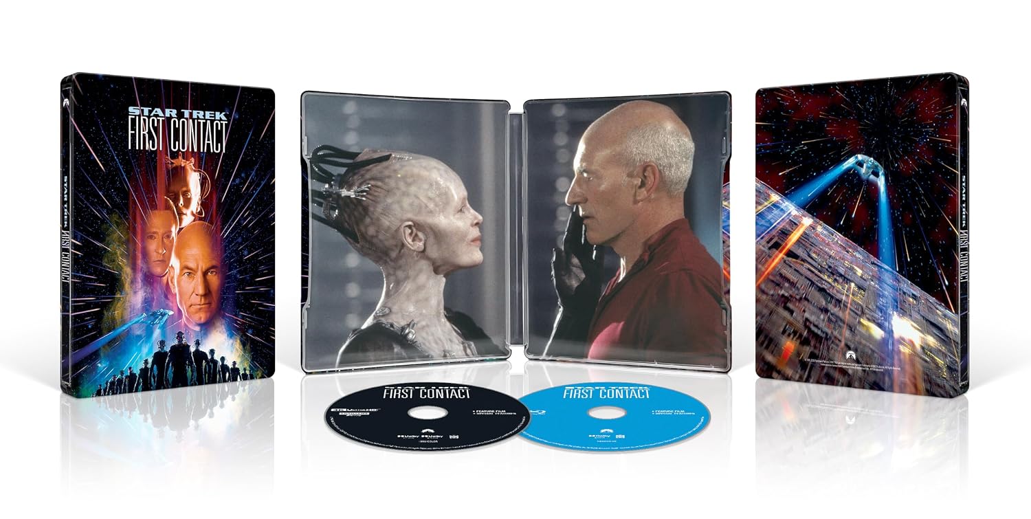 Star Trek: First Contact - 30th Anniversary Steelbook (4K Ultra HD + Blu-ray + Digital)