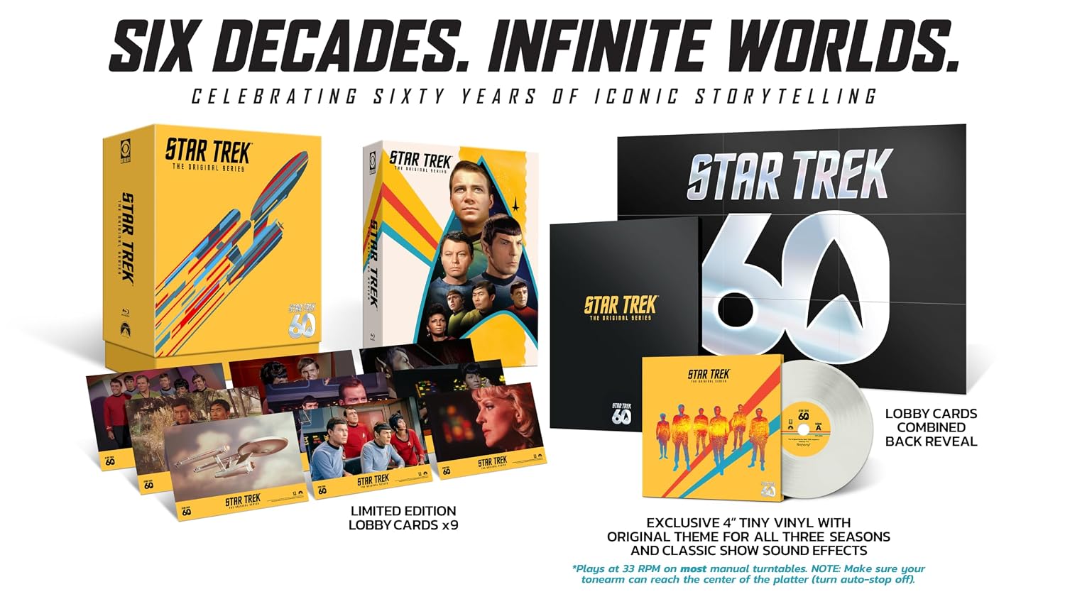 Star Trek: The Original Series - 60th Anniversary Limited Edition Boxset (Blu-ray)