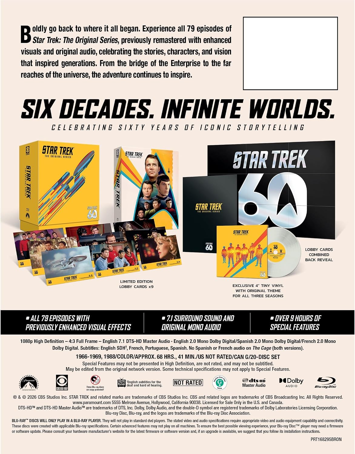 Star Trek: The Original Series - 60th Anniversary Limited Edition Boxset (Blu-ray)-3