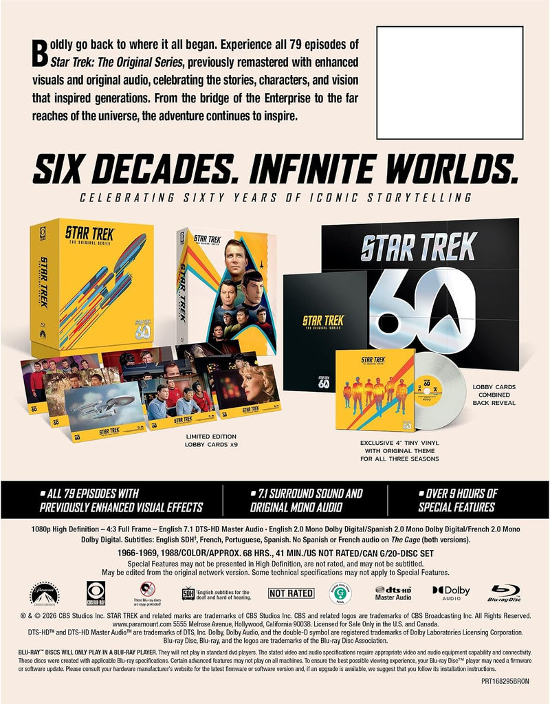 Star Trek: The Original Series - 60th Anniversary Limited Edition Boxset (Blu-ray)-3