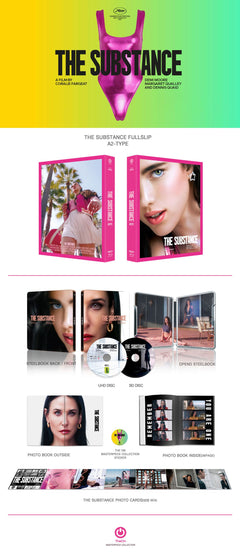 The Substance - Kimchi Exclusive Steelbook [A2 Full Slip] (4K Ultra HD + Blu-ray)-2