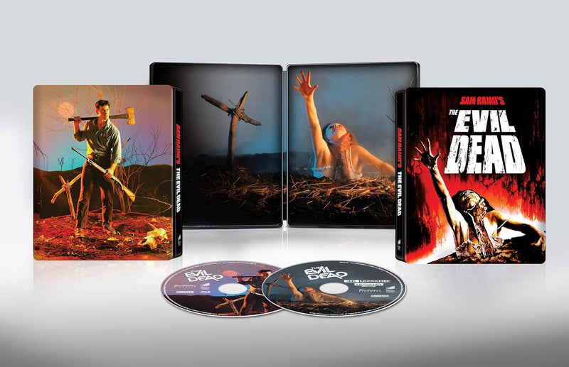 The Evil Dead (1981) - Limited Edition 45th Anniversary Steelbook (4K Ultra HD + Blu-ray + Digital)-1