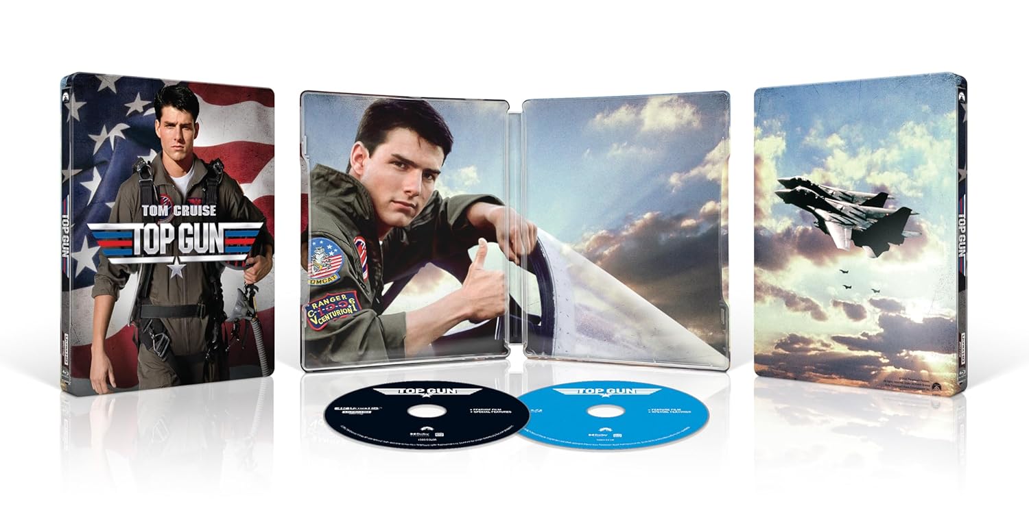 Top Gun - 40th Anniversary Limited Edition Steelbook (4K Ultra HD + Blu-ray + Digital)
