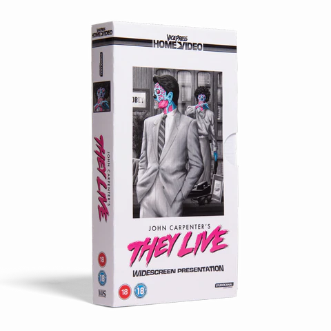 Vice Press: They Live VHS (We Sleep White Tape Slip Case Edition) Limited Edition /500-1