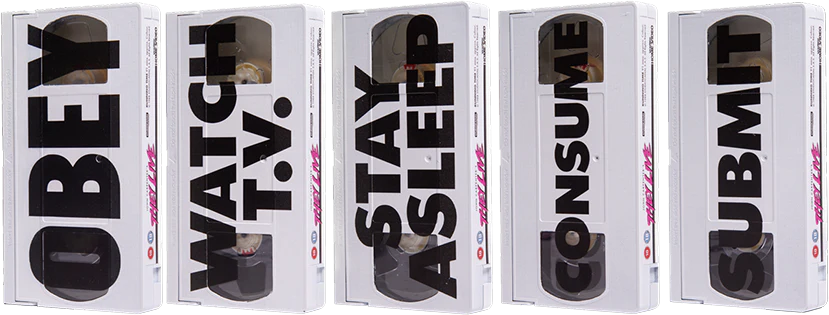 Vice Press: They Live VHS (We Sleep White Tape Slip Case Edition) Limited Edition /500