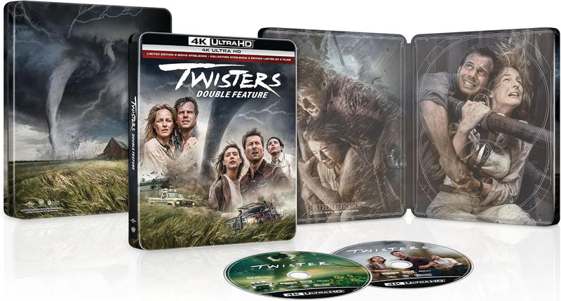 Twisters Double Feature - Limited Edition 2-Movie Steelbook (4K Ultra HD)-1