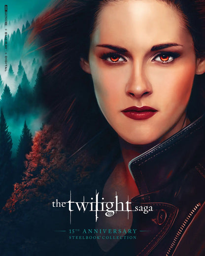 The Twilight Saga: The Complete Collection 5-Film Steelbook Set (4K Ultra HD + Blu-ray) — product image 1
