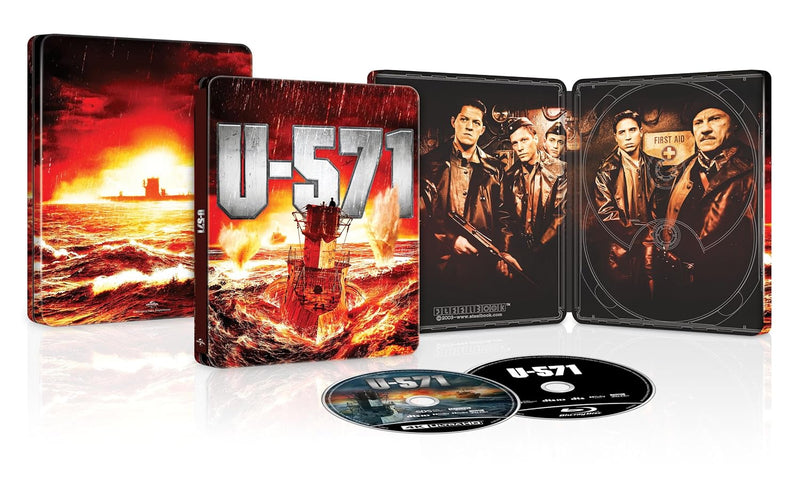 U-571 - Limited Edition Steelbook (4K Ultra HD + Blu-ray + Digital)-1