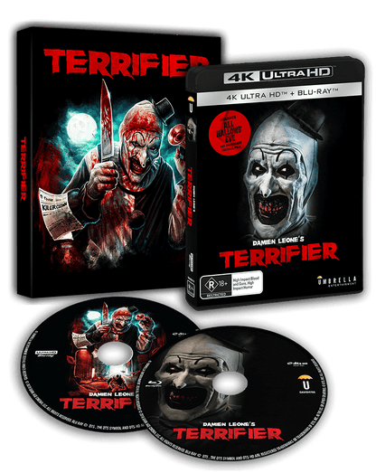 Terrifier Art Attack Collector's Edition physical product packaging
