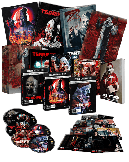 Terrifier Art Attack Collector's Edition physical product packaging