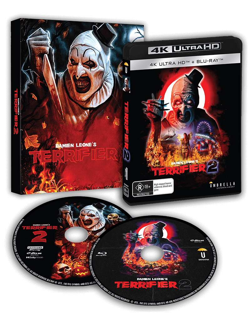 Terrifier Art Attack Collector's Edition physical product packaging
