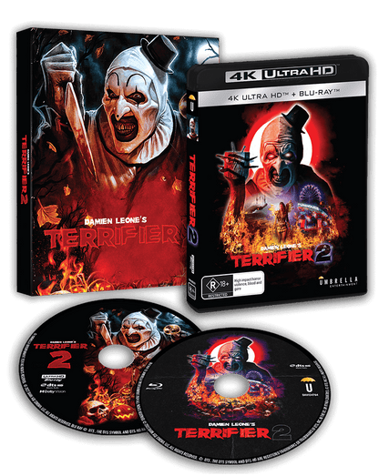 Terrifier Art Attack Collector's Edition physical product packaging