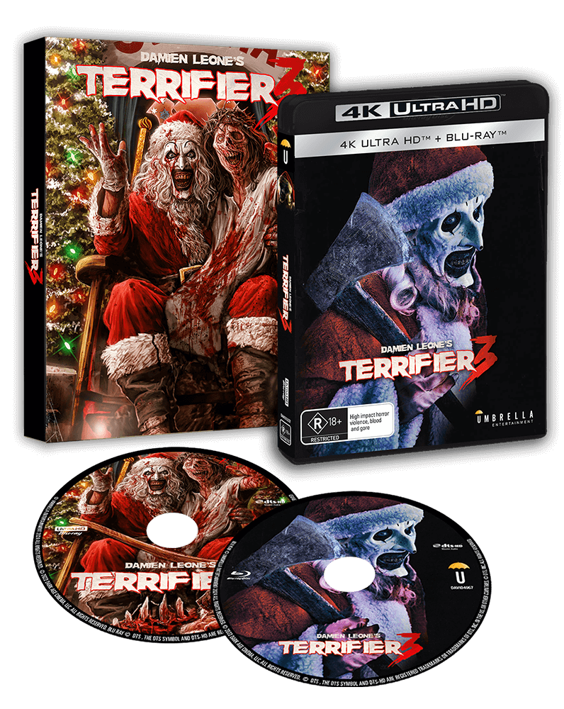 Terrifier Art Attack Collector's Edition physical product packaging