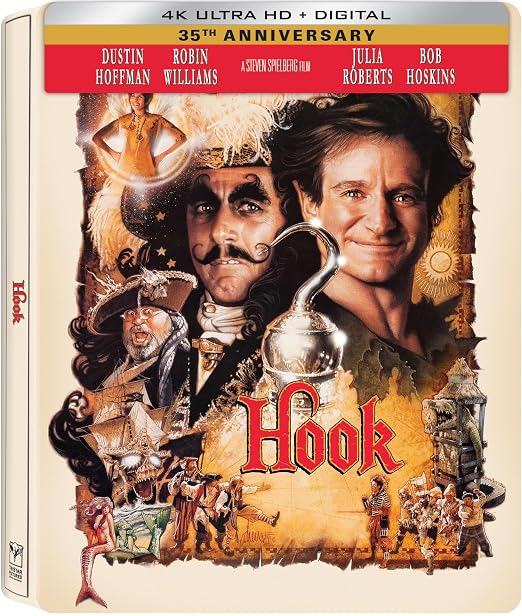 Hook - 35th Anniversary Limited Edition Steelbook (4K Ultra HD + Digital)